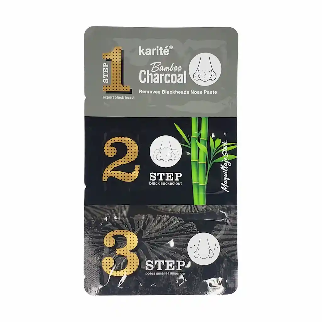 Karite Mascarilla En 3 Pasos Bambú Carbón 108747C