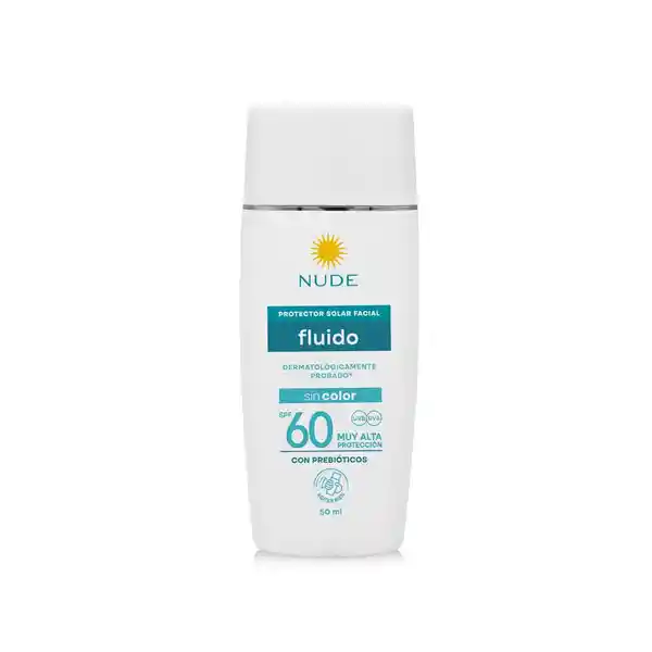 Nude Protector Solar Facial Fluido Spf 60