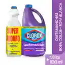 Quitamanchas Clorox Colores Vivos 1.8 lt + Quitamanchas Clorox Blancos Intensos 930 ml