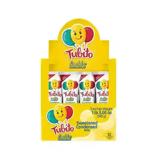 Tubito Leche Condensada Caja X 12 Und C/u