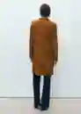 Abrigo Tommy Camel Talla XL Mujer Mango