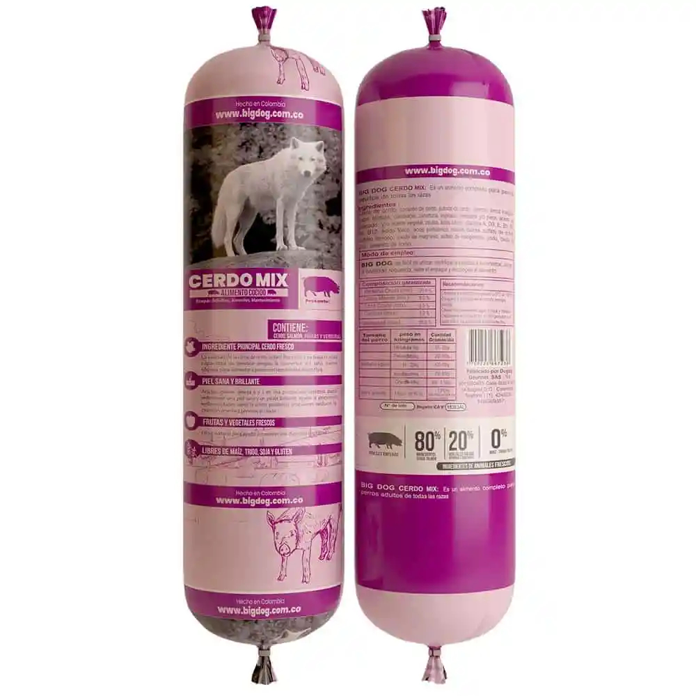 Big Dog Alimento para Perro Cerdo Mix