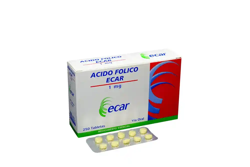Ecar Ácido Fólico (1 mg)