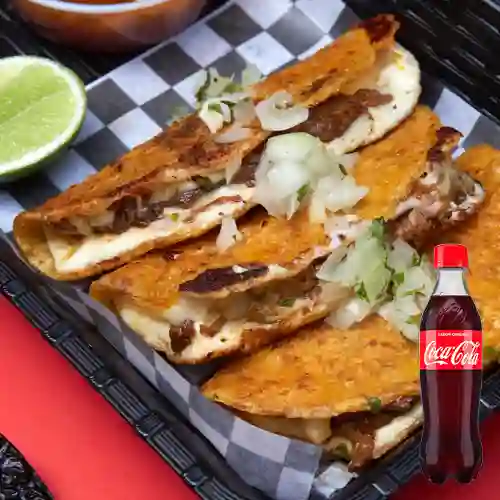 Combo Quesabirria + Coca-Cola Sabor Original 400 ml