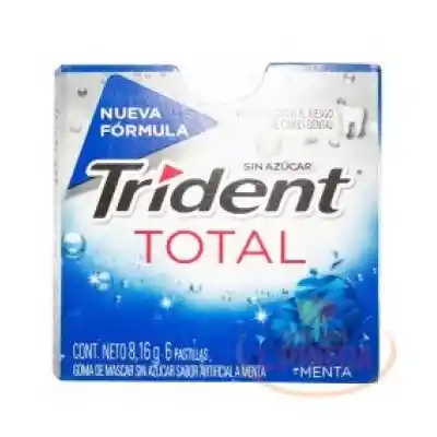 Trident Goma de Mascar Sabor a Menta