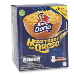 Doria Pasta Macarrón Con Queso