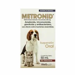 Metronid Metronidazol 1 caja x 50 ml