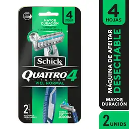 Schick Máquina de Afeitar Quattro Titanium