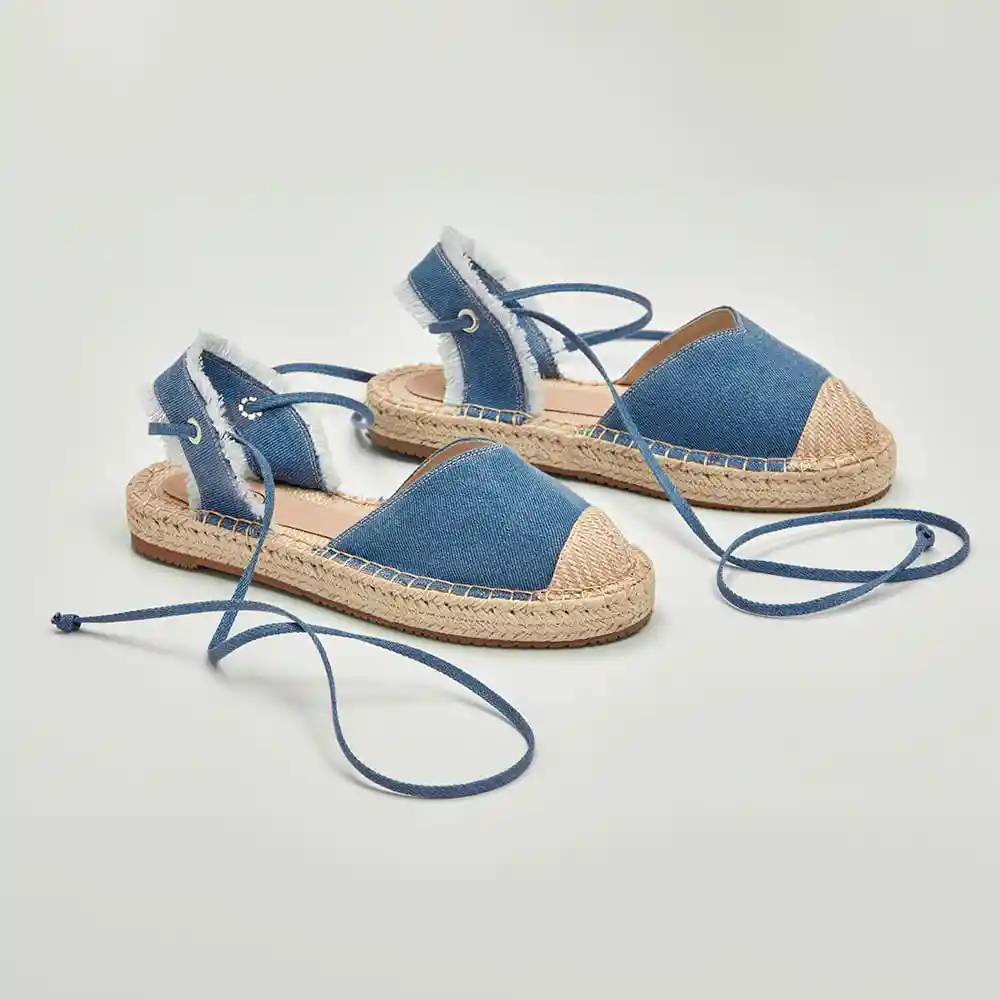 Espadrila Plana Denim Gary-0324 Urb Talla 38