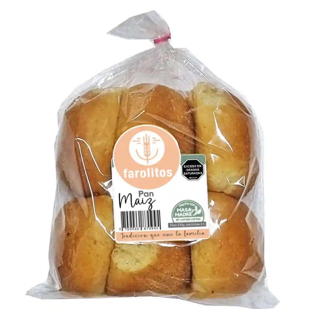 Pan Artesano Maiz Farolitos*320gr