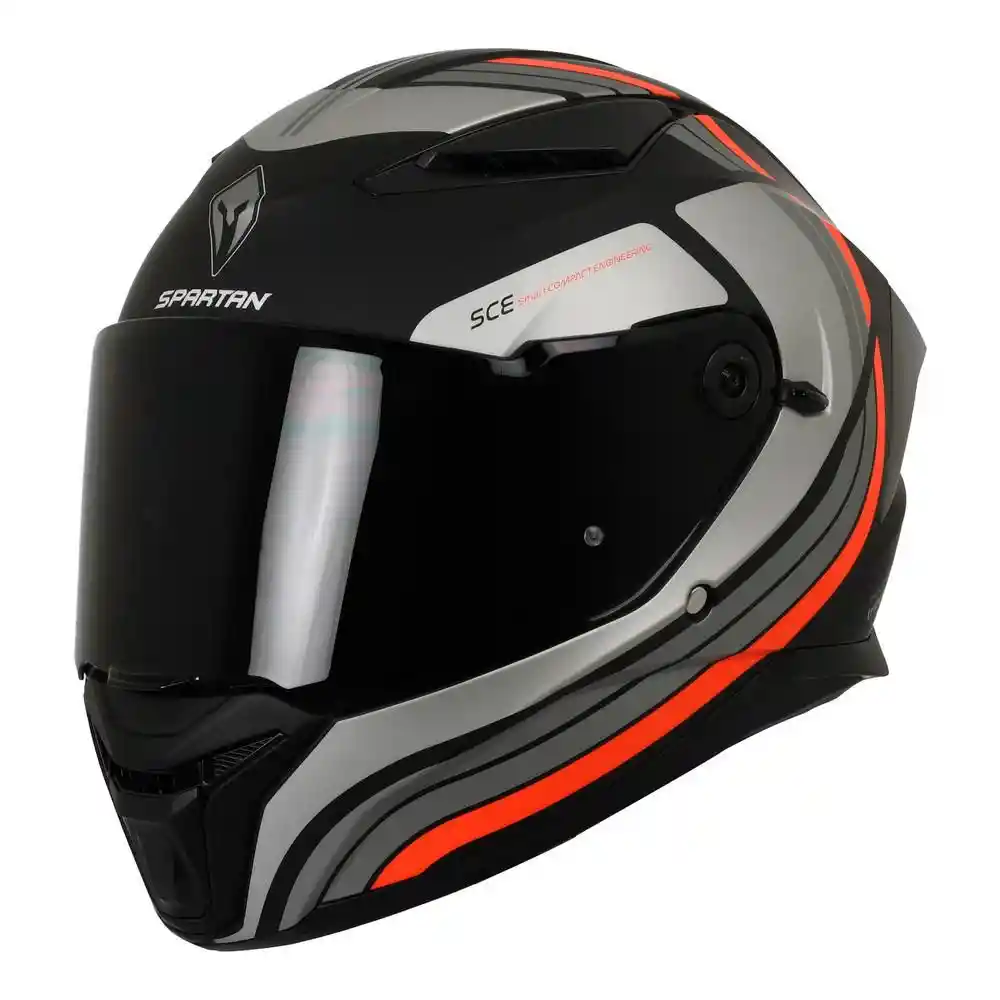 Casco M-rojo