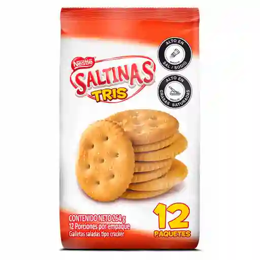 Saltinas Galletas Saladas Tipo Crackers Tris