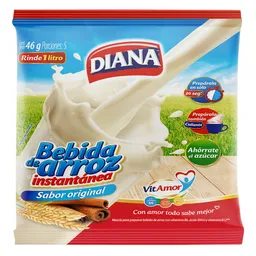 Diana Bebida de Arroz Instantánea Sabor Original