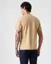 Camiseta Hombre Beige Talla S 842G011_BEI161120 Americanino