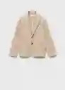 Blazer Americana Asarria2 Arena Talla 10 Niños Mango