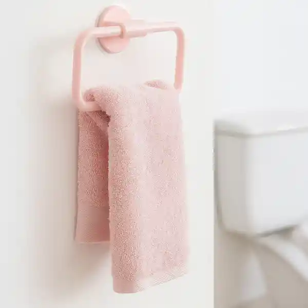 Toallero Para Baño Rectangular Rosa Miniso