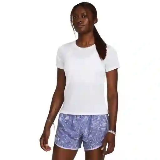 Under Armour Camiseta Streaker Blanco Para Mujer Talla MD