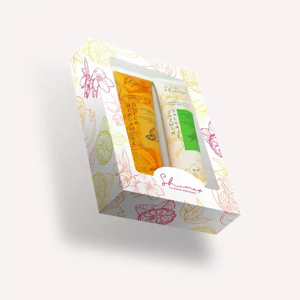 Shimex Estuche de Cremas Bergamota Dulce 60 Ml y Jazmin Salvaje