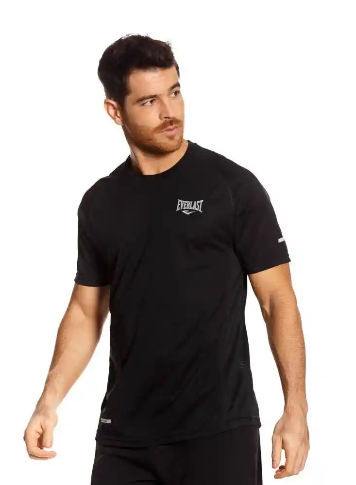 Camiseta Manga Corta L-negro