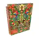 Cuaderno Primavera Argollado Encanto Mixto 5 Materias 150 Hojas