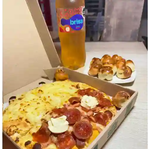 Combo Super Estofada Personal + 5 Panes de Ajo + Gaseosa 1.5