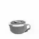 Recipiente Hermético Redondo Gris 850 Ml