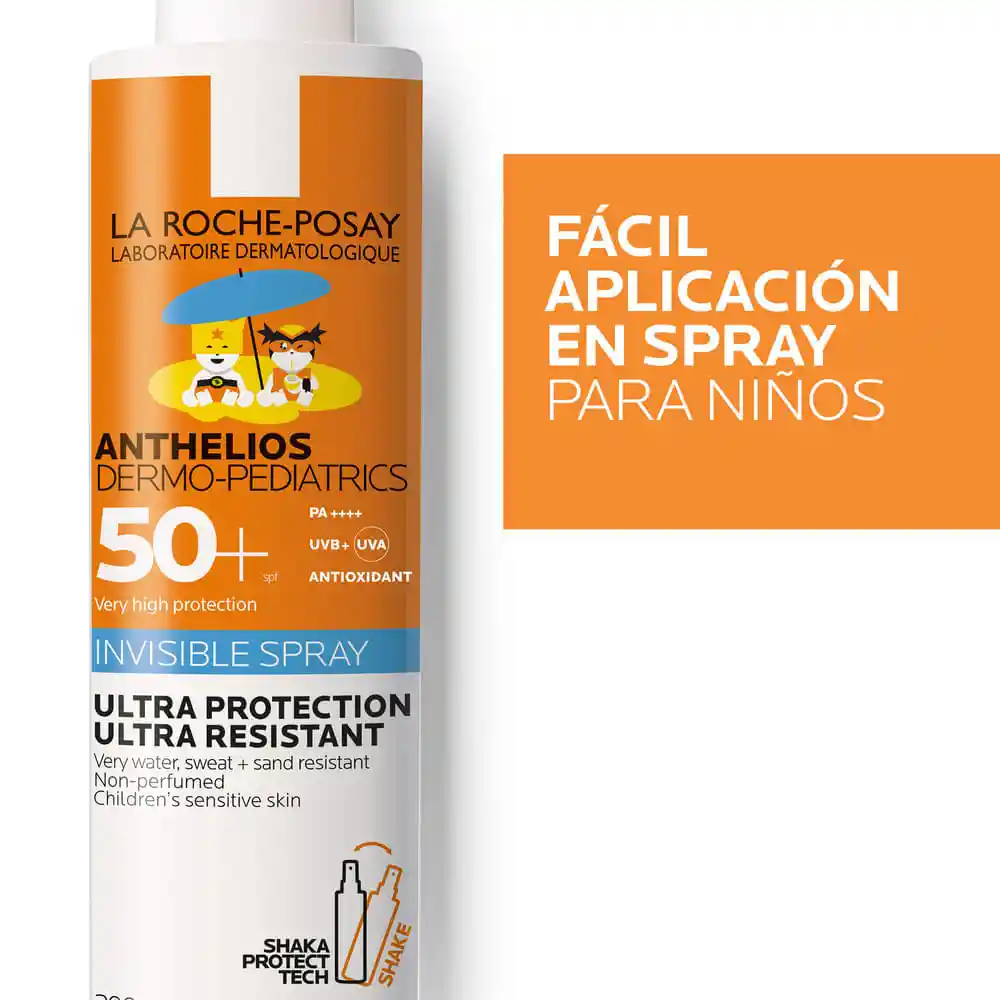 Anthelios Protector Solar Dermo Pediatrics Spray Spf50 +