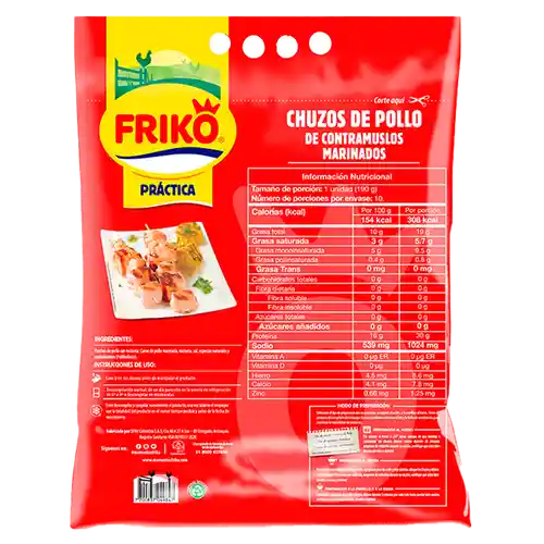 Friko Chuzo de Contramuslo de Pollo con Tocineta