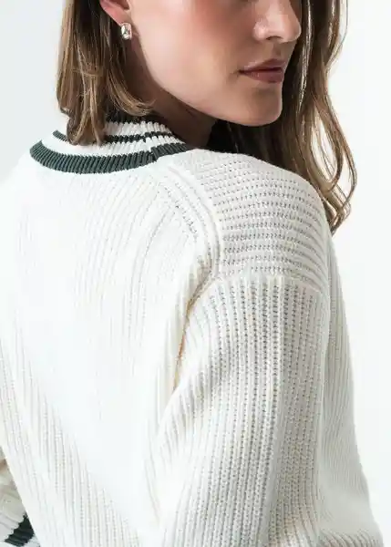 Tejido Mujer Crudo Puro Claro Talla L 583G057 Naf Naf