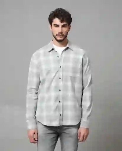 Camisa Hombre Gris L 113G003_GRI164702 Rifle