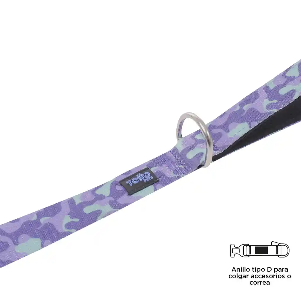Correa Para Mascota Sencilla Odye S Morada