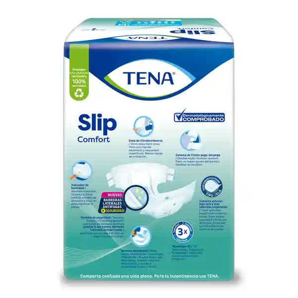 Tena Pañal para Adulto Slip Clásico Talla M Unisex