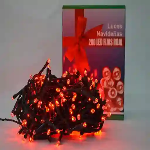 Luz X 200 Led Fijas C Verde End C -bco Frio