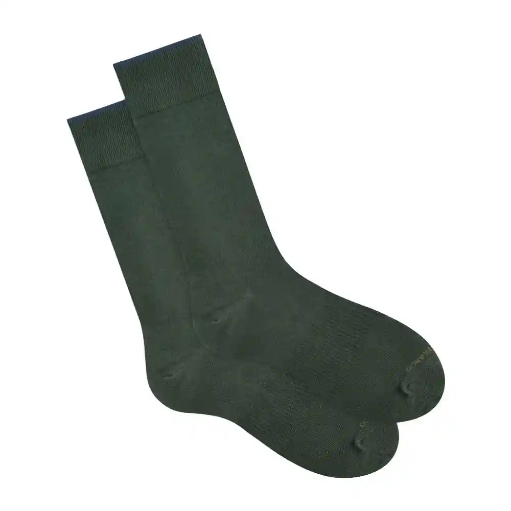 Medias Casuales Largo Tradicional Hombre Alicante Punto Blanco Talla 10-12