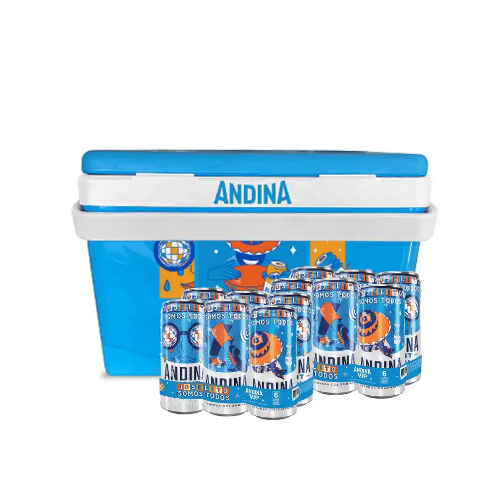 Andina Kit Cerveza Light + Nevera