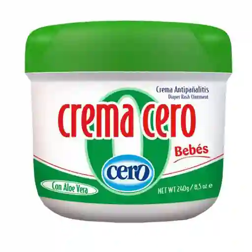 Cero Crema Antipañalitis con Aloe Vera 