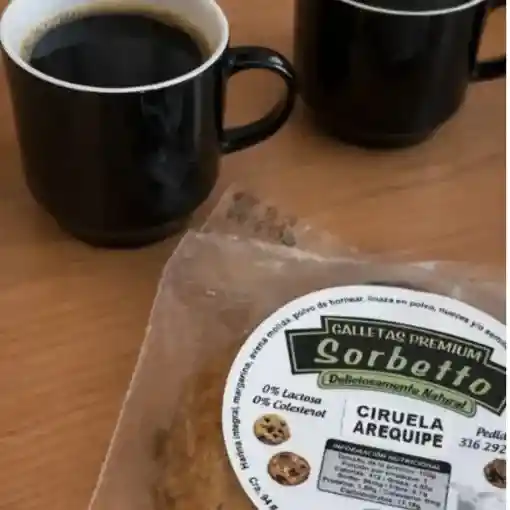 Galletas Premium Ciruelas y Arequipe - Sorbetto