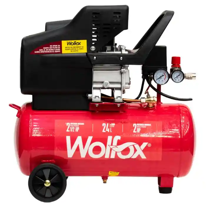 Compresor de Aire /wolfox Lubricado de 2.5 Hp