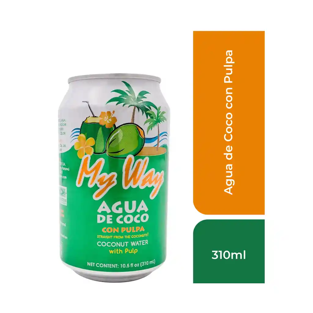 My Way Agua de Coco con Pulpa