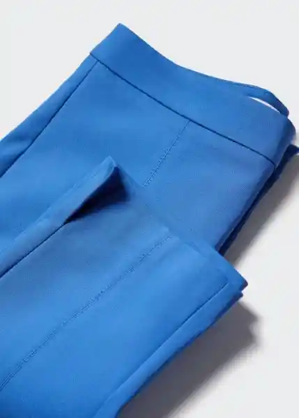 Pantalón Malu5-h Azul Talla 36 Mujer Mango