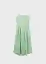 Vestido Minty Menta Talla S Mujer Mango