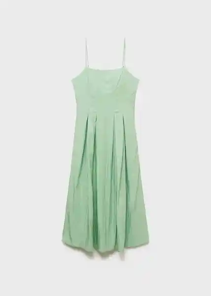 Vestido Minty Menta Talla S Mujer Mango