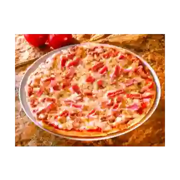 Pizza Jamon y Queso (mediana)