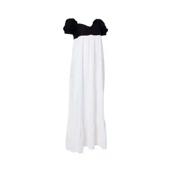 Vestido Maurer Negro Marfil Talla S