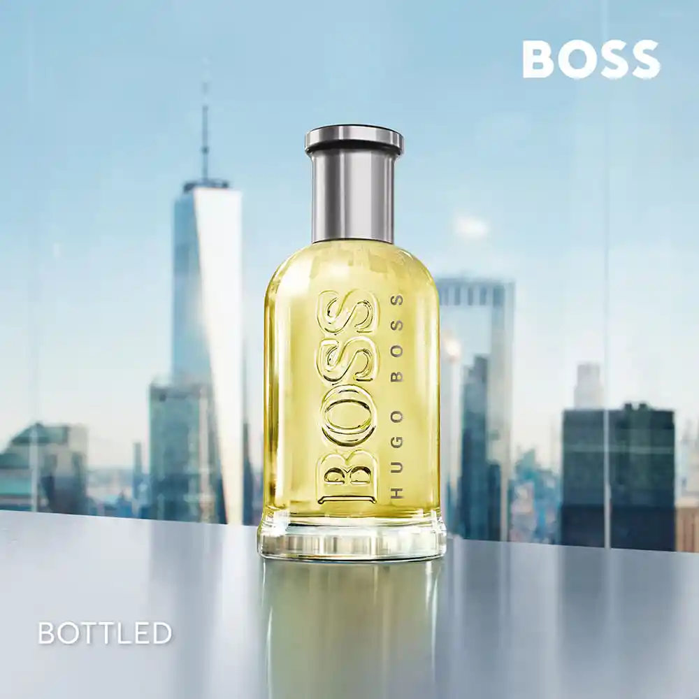 Loción Perfume Boss Bottled 100ml Hombre Original Garantizada