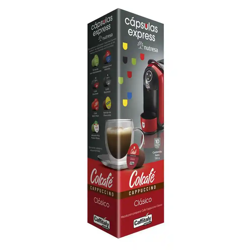 Colcafé Café en Cápsulas Cappuccino Clásico