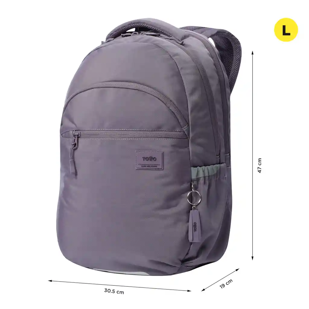Morral Universitario Porta Pc 15.4" Indo Morado Mujer