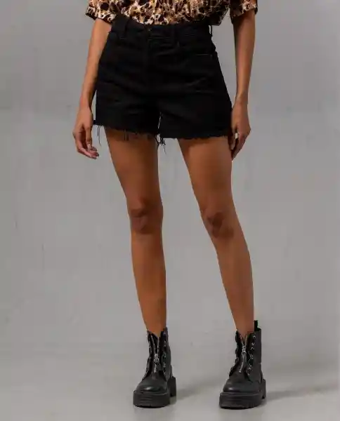 Short Mujer Negro Talla 8 Rifle