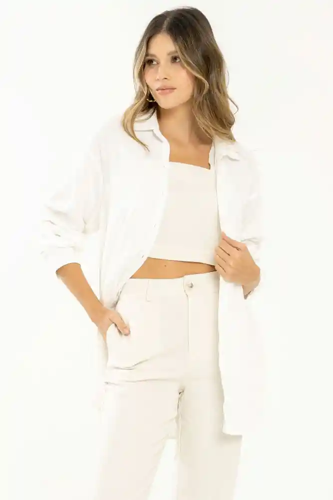 Camisa Set Lino Oversize