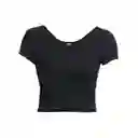 Under Armour Camiseta Meridian Fitted Mujer Negro MD 1379156-001